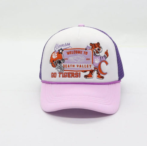 Clemson Layer Patch Foam Trucker Hat