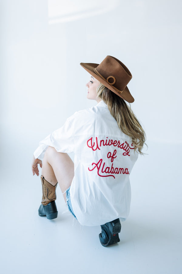 Alabama Ripley Rope Lux Linen Button Up