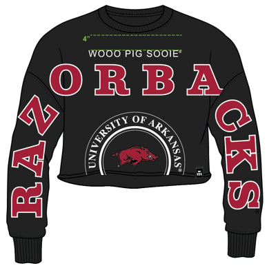 Arkansas Phipps Split Cropped Longsleeve