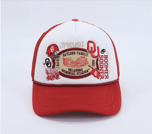 Oklahoma Layer Patch Foam Trucker Hat