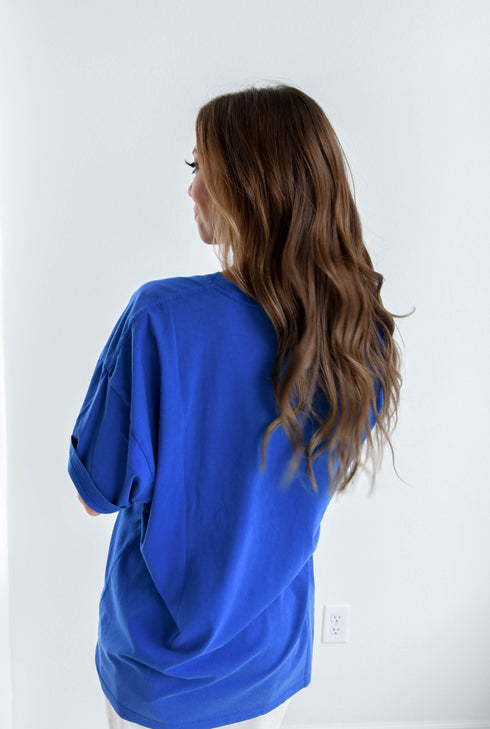 BYU Owens Outline Oversized Band Tee