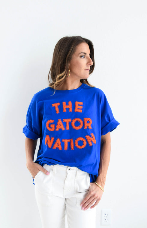 Florida Perkins Chenille Oversized Band Tee