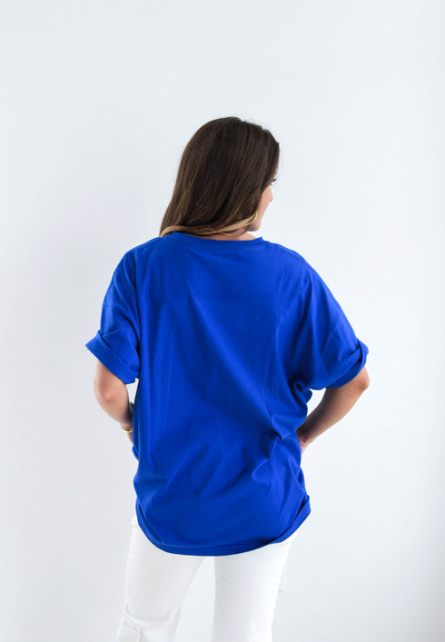 Florida Perkins Chenille Oversized Band Tee