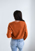 Illinois Chenille Patch Cropped Cardigan