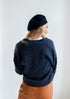 Illinois Chenille Patch Cropped Cardigan