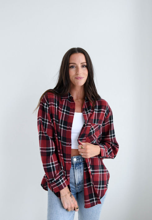 Indiana Meyer Varsity Oversized Plaid