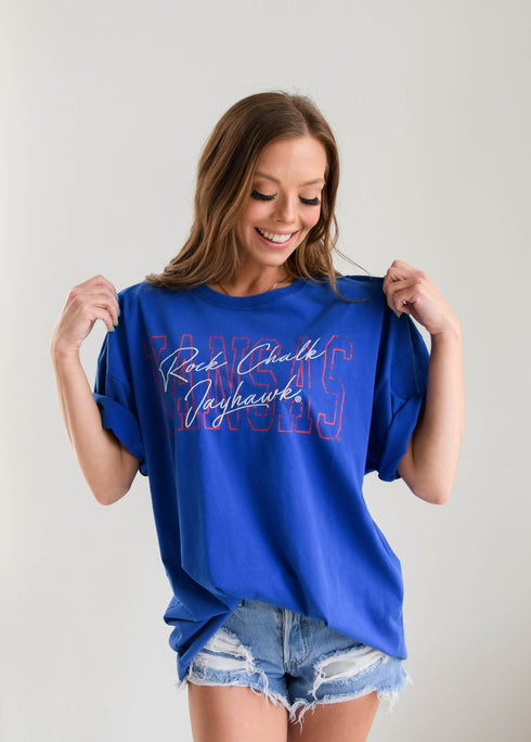 Kansas Owen Outline OS Band Tee