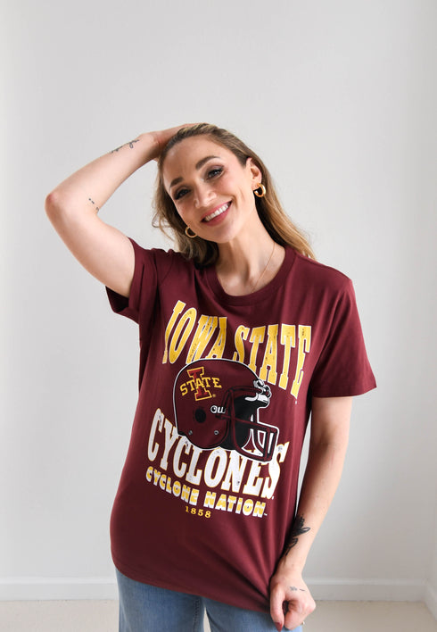 Iowa State Murray Hippie Helmet Comfort T-Shirt