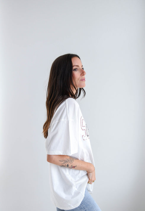 Oklahoma Owens Outline Oversized Band Tee