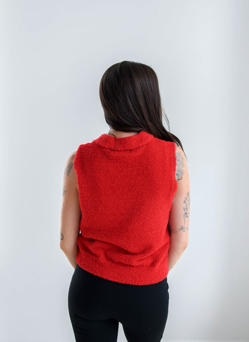 Texas Tech Sweater Tank Cropped Sweater Tank