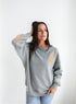 Tennessee Barkley Split Lantern Sleeve Crew