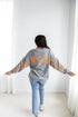Tennessee Barkley Split Lantern Sleeve Crew