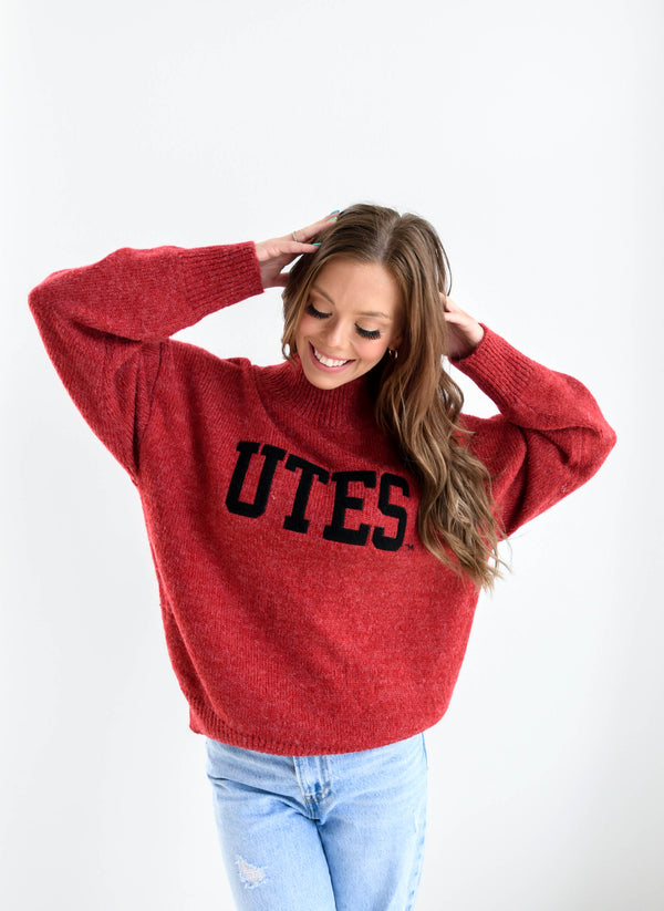 Utah Varsity Turtleneck Sweater
