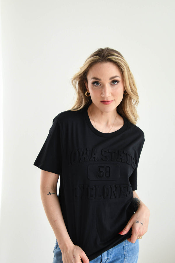Iowa State Vintage 81 Embossed Comfort Tee
