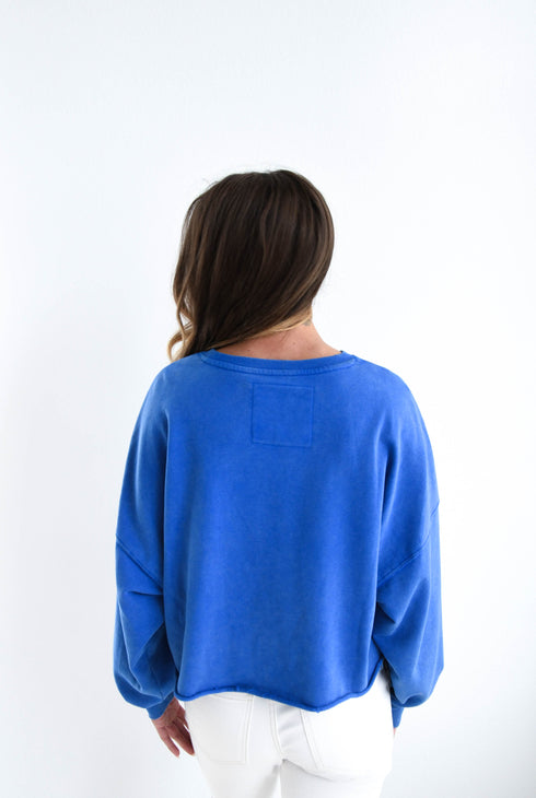 Florida Oversized Outline Cropped Longsleeve