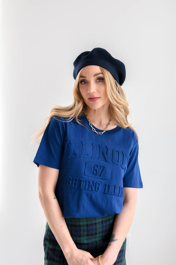 Illinois Vintage 81 Embossed Comfort Tee
