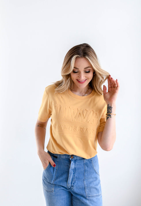 Iowa College Lines Comfort Tee