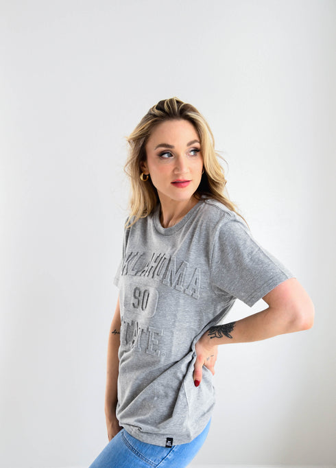 OK State Vintage 81 Embossed Comfort Tee