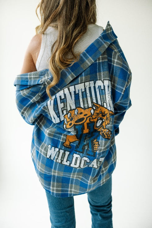 Kentucky Meyer Varsity Oversized Plaid