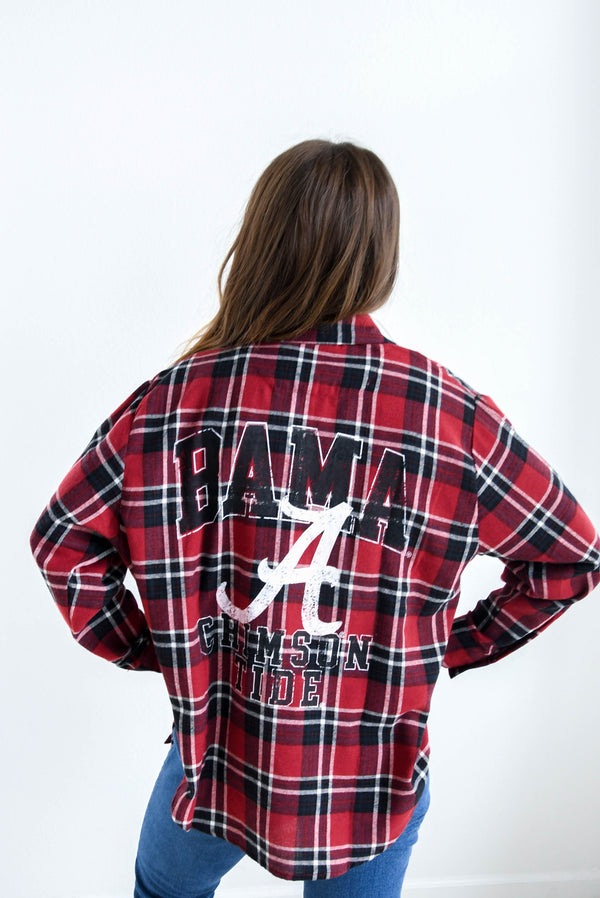 Alabama Meyer Varsity Oversized Plaid
