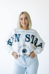 Penn State Phipps Split Sleeve Cropped Longsleeve