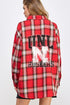 Nebraska Meyer Varsity Oversized Plaid