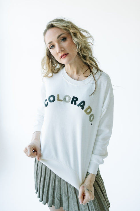 Colorado Charlie Chenille Fleece Women's Crew