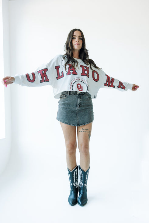Oklahoma Phipps Split Cropped Longsleeve