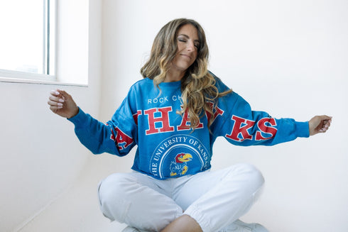 Kansas Phipps Split Cropped Longsleeve