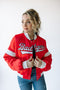 Wisconsin Miles Swipe Varsity Jacket