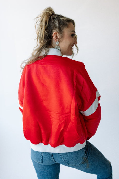 Wisconsin Miles Swipe Varsity Jacket