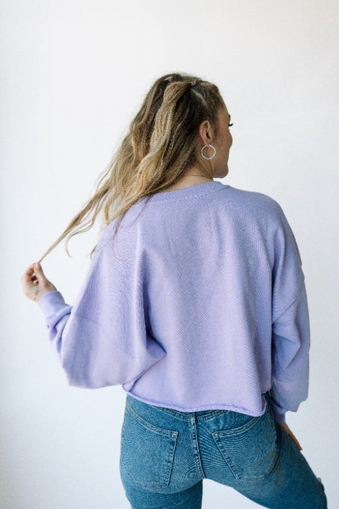 K-State Phipps Split Cropped Longsleeve