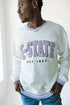 K-State Allen Chenille Varsity V-neck