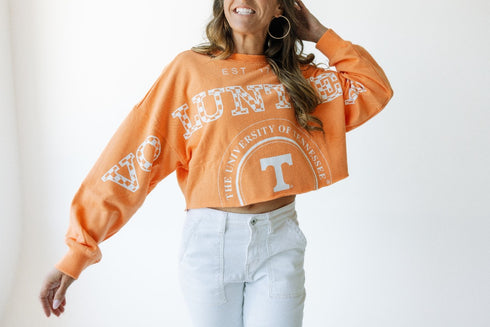 Tennessee Phipps Split Sleeve Cropped Longsleeve