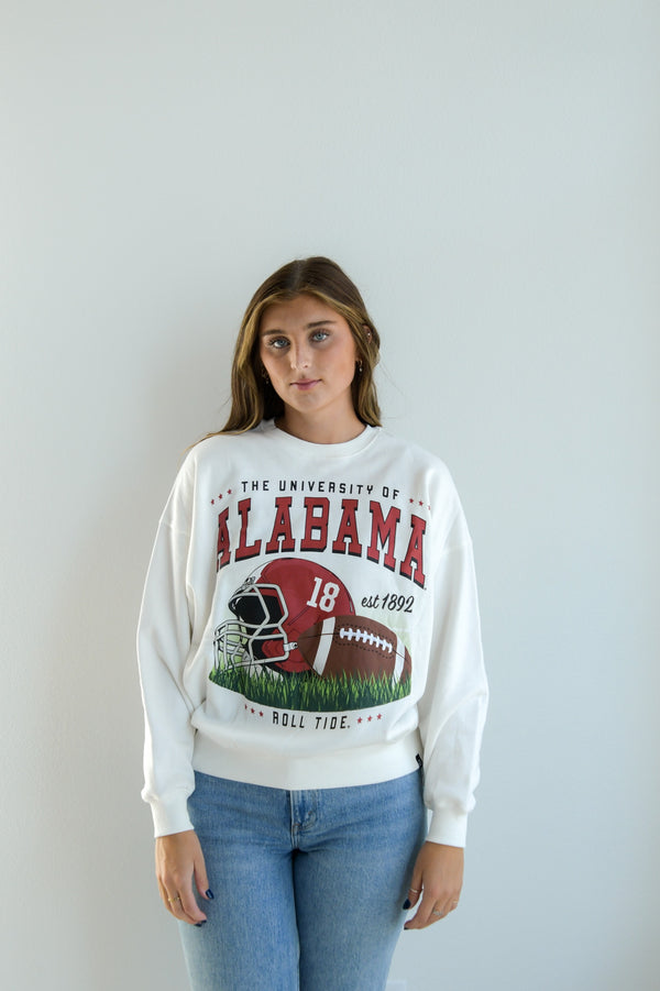 Alabama Malone Multimedia OS Fleece Crew