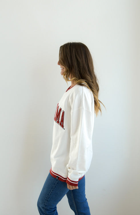 Alabama Allen Chenille Varsity V-neck