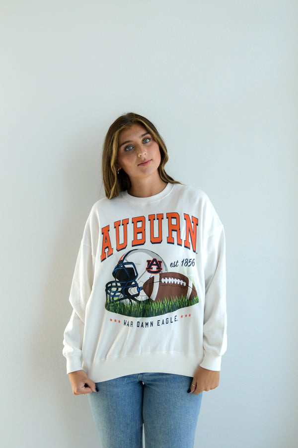 Auburn Malone Multimedia OS Fleece Crew