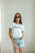Auburn Brodny Beaded Cuffed Tee