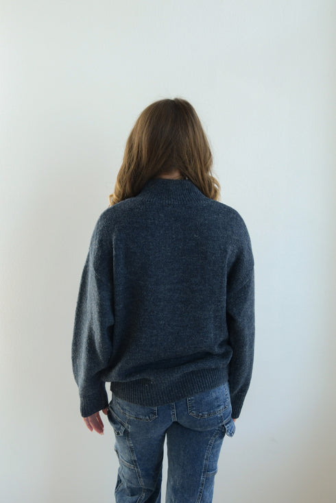 Auburn Varsity Turtleneck Sweater