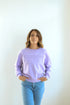 Clemson College Lines Embossed Fleece Women's Crew