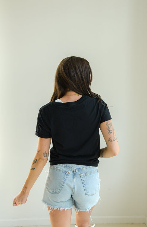 FSU Brodny Beaded Cuffed Tee