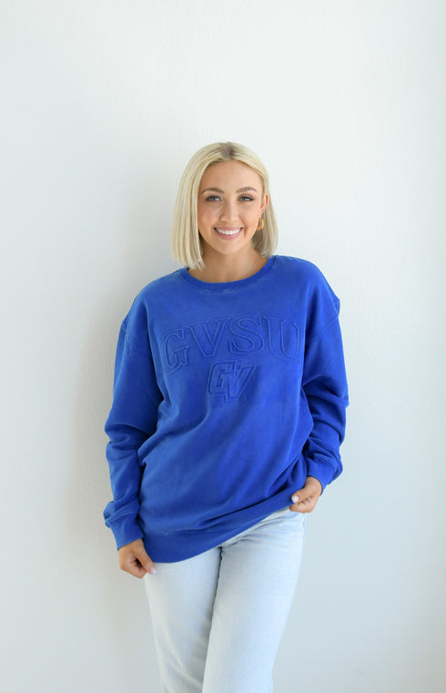 GVSU Easley Embossed Comfort Crew