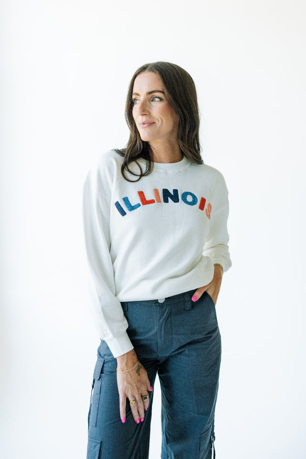 Illinois Charlie Chenille Fleece Women's Crew