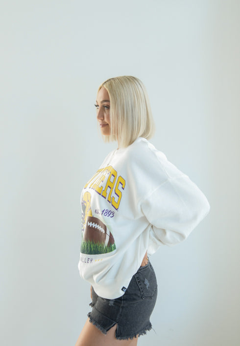 LSU Malone Multimedia OS Fleece Crew