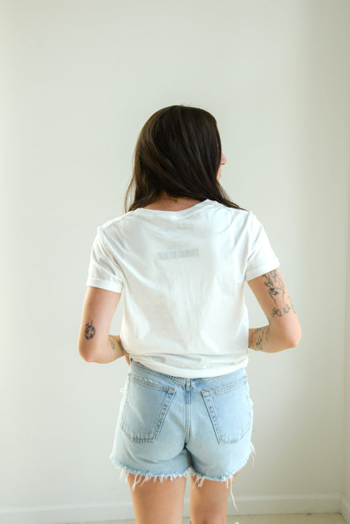 LSU Brodny Beaded Cuffed Tee