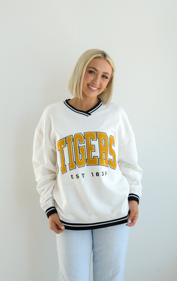 Missouri Allen Chenille Varsity V-neck