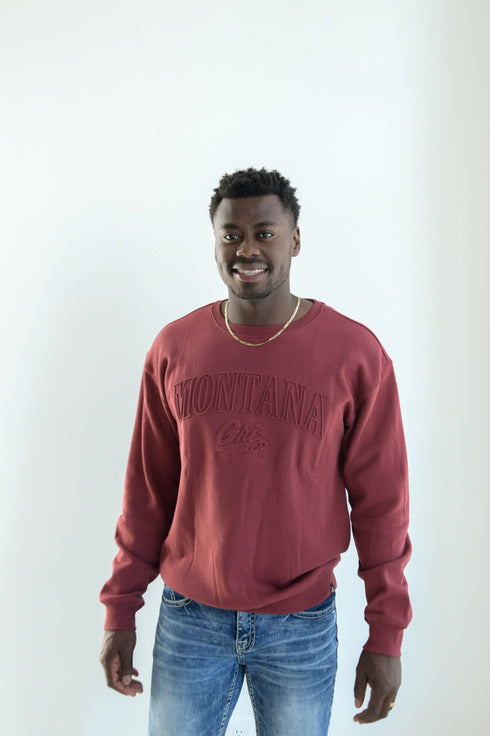 Montana Easley Embossed Comfort Crew