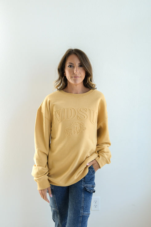NDSU Easley Embossed Comfort Crew