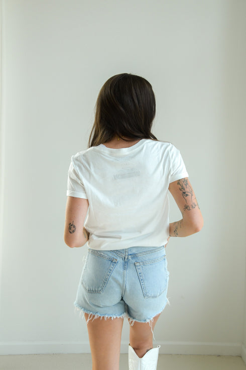 OK State Brodny Beaded Cuffed Tee