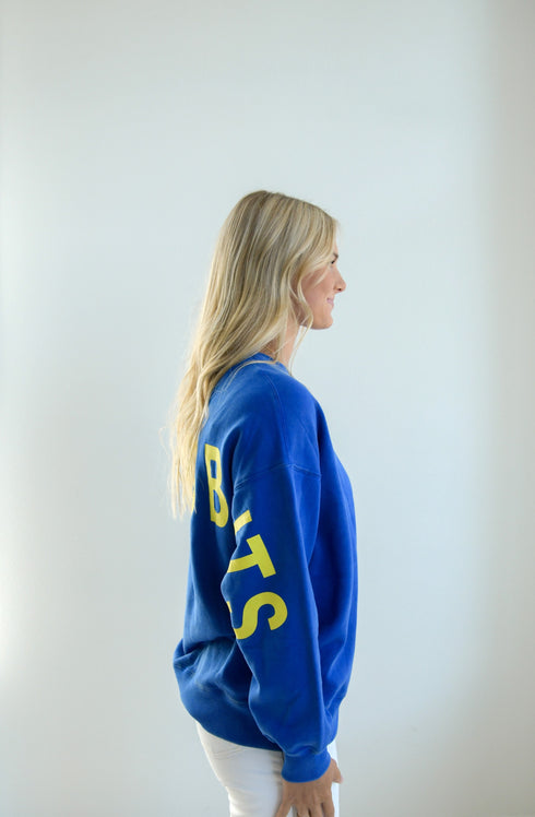 SD State Barkley Split Lantern Sleeve Crew